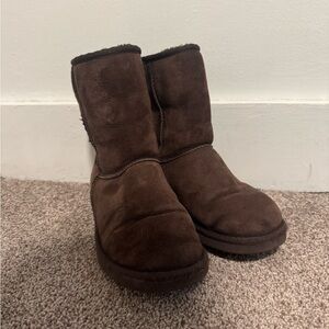 UGG Chocolate Brown Suede Winter Boots